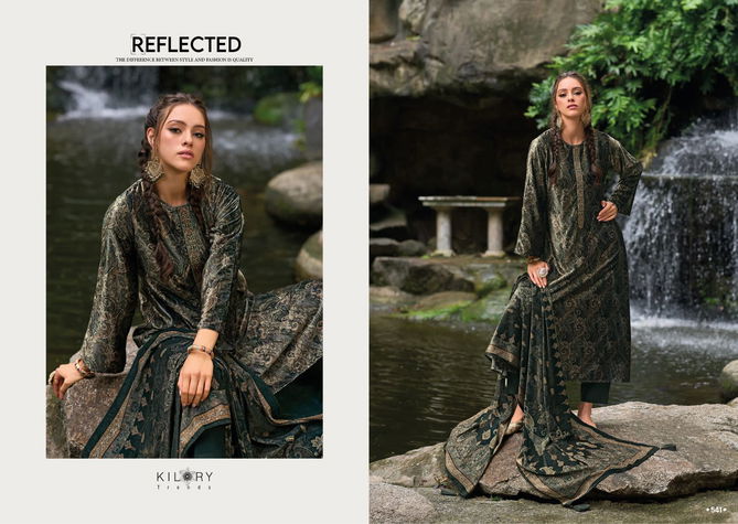 Mahnoor By Kilory Embroidery Velvet Dress Material Catalog